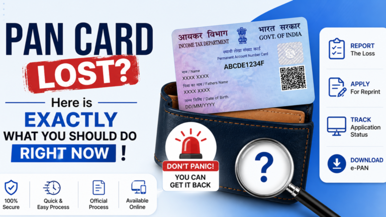 PAN Card Lost - Here is Exactly What You Should Do Right Now
