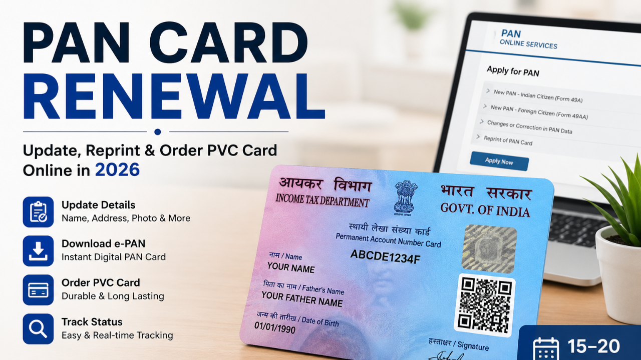 PAN Card Renewal