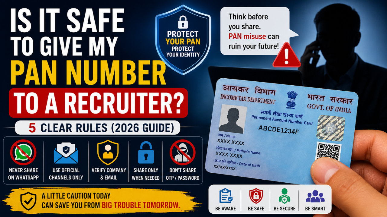 Is It Safe to Give My PAN Number to a Recruiter?