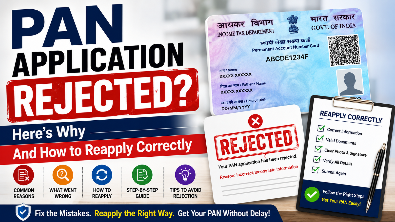 PAN Card Fees & Charges 2026